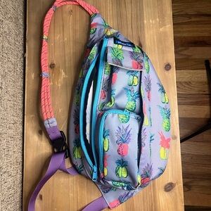 Kavu Multicolor Pineapple Crossbody Bag